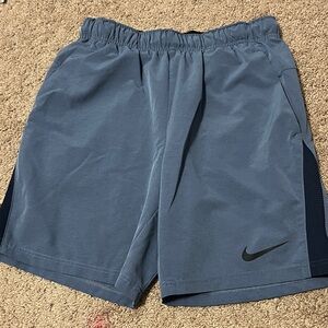 Nike Men's Athletic Shorts in Blue and Black